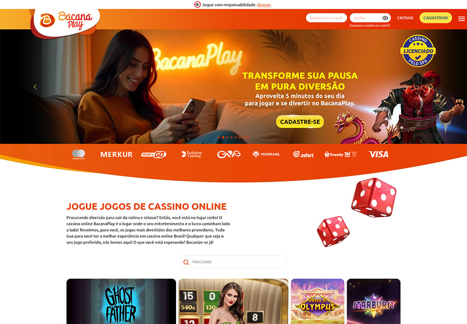 Pôquer - Jogos de Cassino Online, Modelo de Site Responsivo de